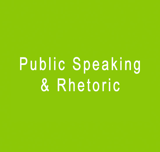 Public Speaking Rhetoric