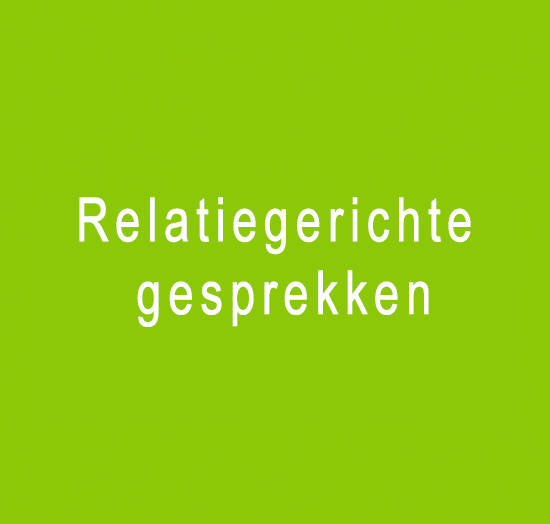 Relatiegerichte gesprekken