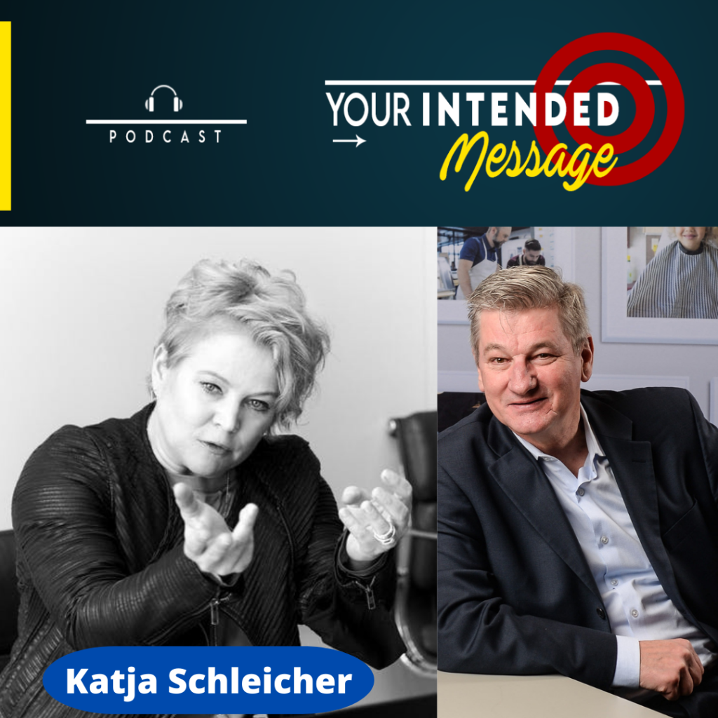 Katja on podcast Your Intended Message George Torok