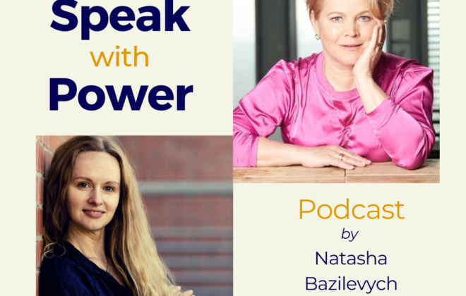 Podcast Katja Schleicher on Speak with Power